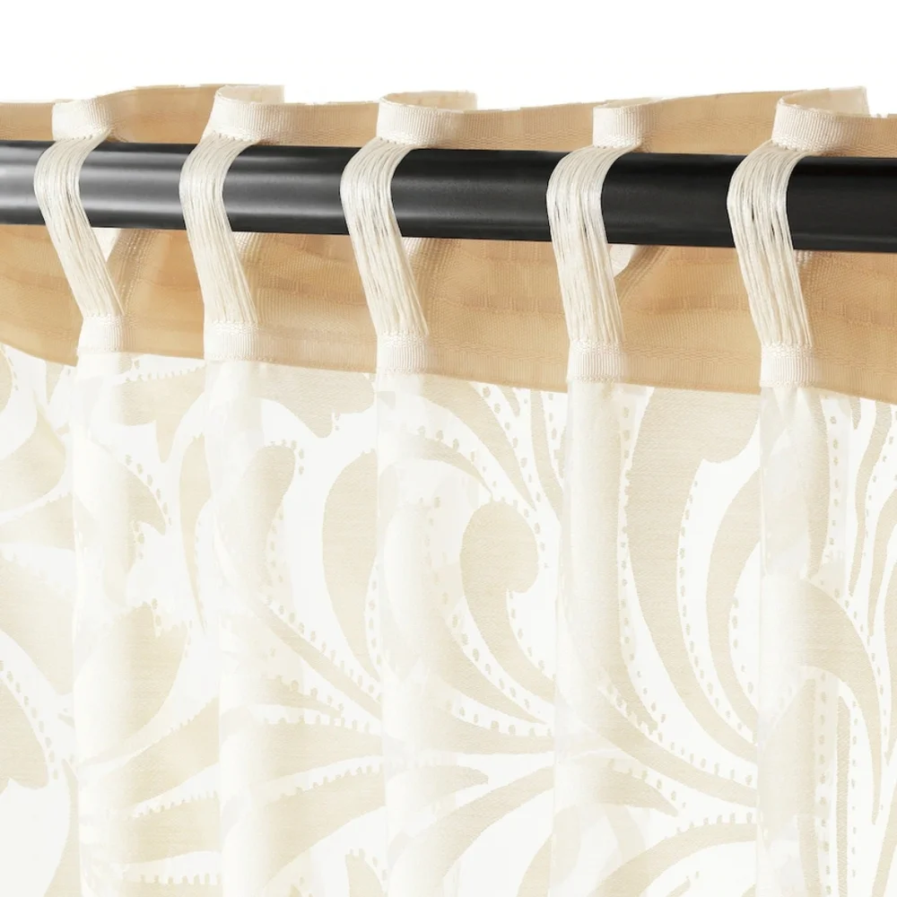 Ikea Beige Skarefly Curtains 98